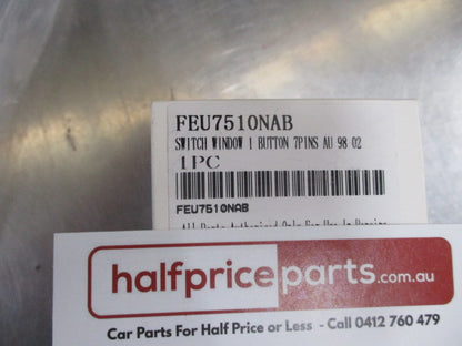 SSS Auto Single 1 Button 7 Pins Suits Ford AU Falcon Left Front Or Both Rear Doors New Part