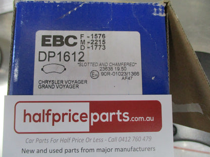 EBC Ultimax Front Brake Pads Suits Jeep Cherokee/Chrysler Voyager New Part