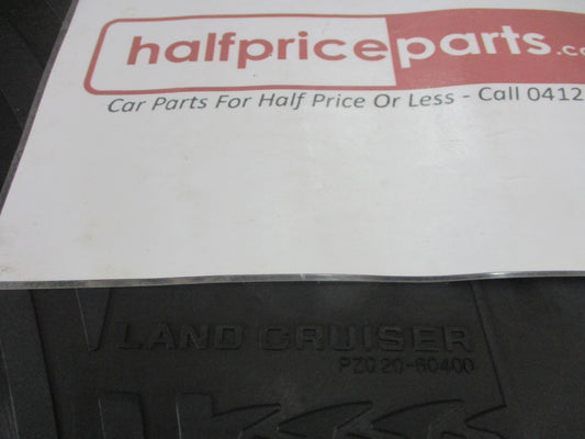 Toyota Land Cruiser Genuine 200 Series Front Rubber Floor Mats New Part