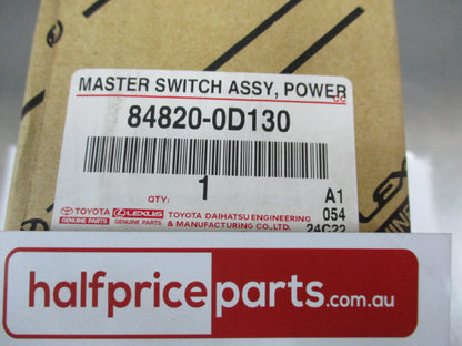 Toyota Camry Genuine Window Master Switch Assembly New Part