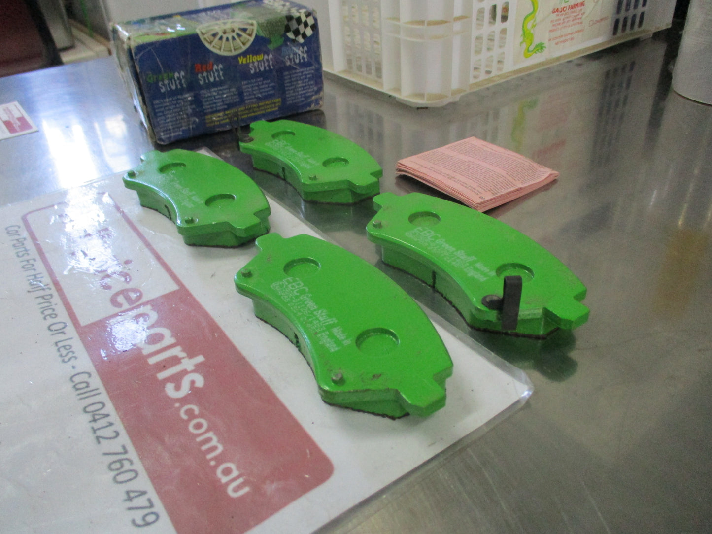 EBC Greenstuff Front Brake Pads Suit Toyota Corolla 2002-2007 New Part