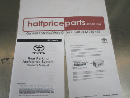 Toyota Corolla Cross Genuine 4 Head Rear Park Assist Kit New Part