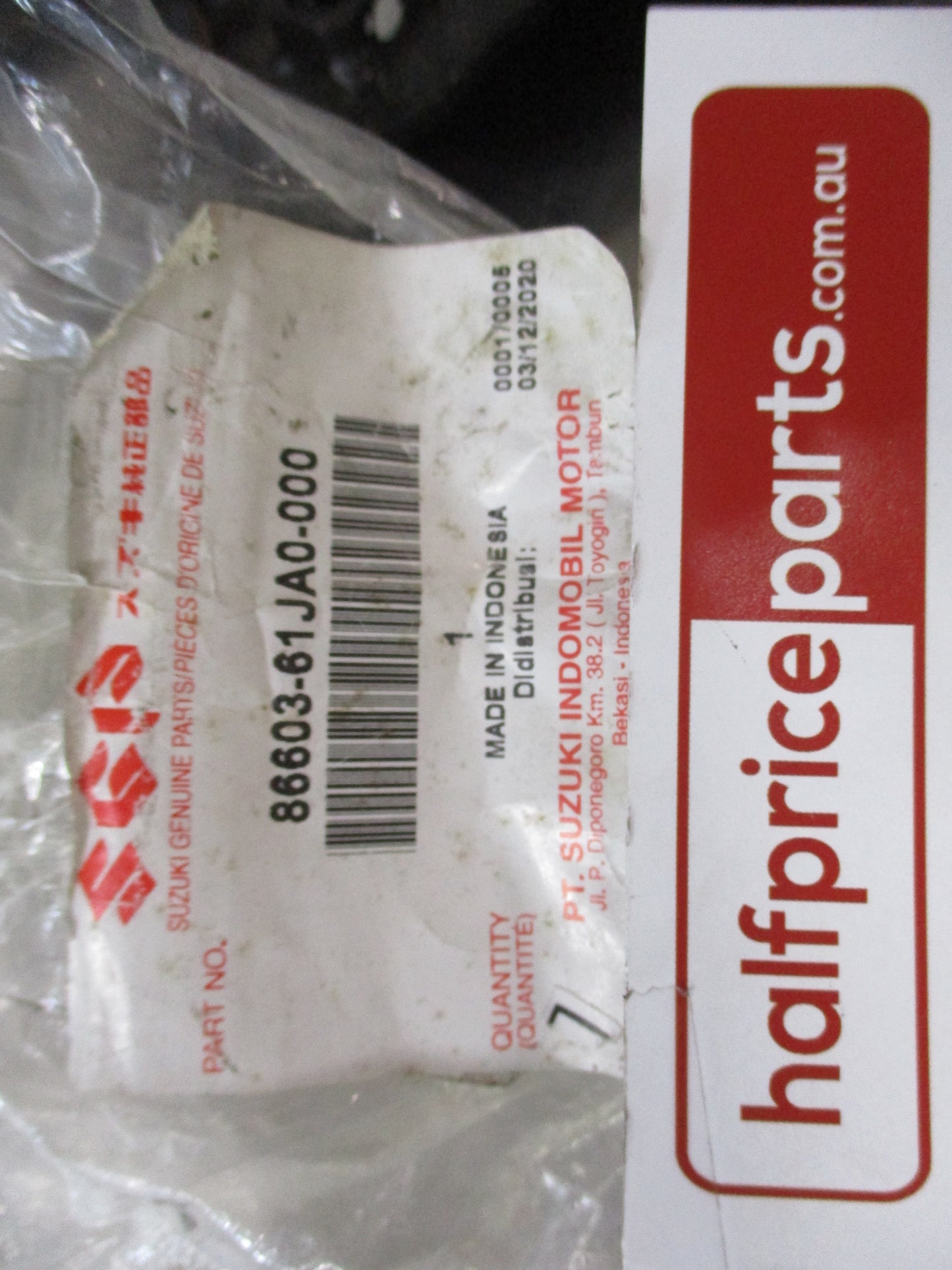 Suzuki Carry/Super Carry GC416V Genuine Front Drivers Outside Seat Adjuster Assembly Outside New Part