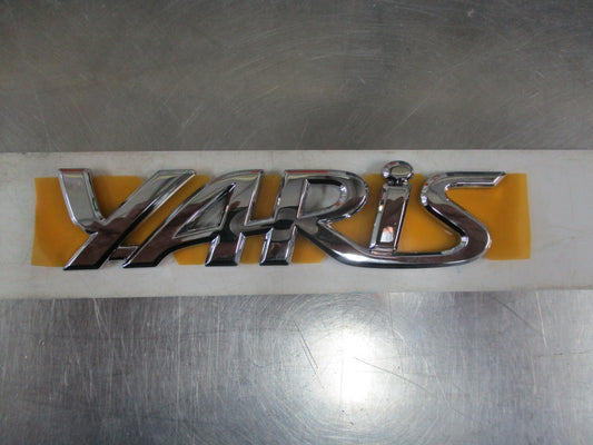 Toyota Yaris Genuine Rear Hatch Emblem Badge New Part