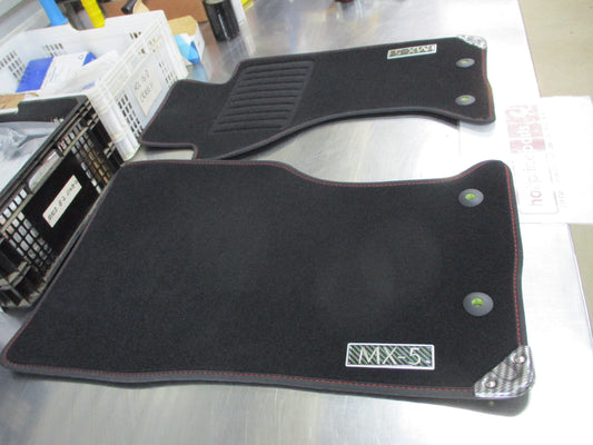 Mazda MX-5 ND Genuine Front Carpet Mat Set New Part