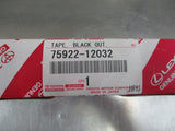 Toyota Corolla Genuine Left Hand Front Door Outer Blackout Tape New Part