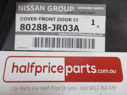 Nissan Navara D40 Thai Genuine Right Hand Front Door Corner Inner Trim Cover New Part