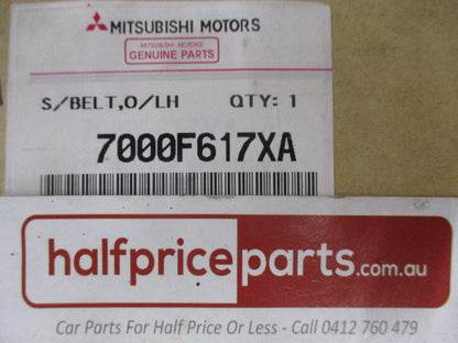 Mitsubishi Triton Genuine Left Hand Rear Seat Belt Assembly New Part