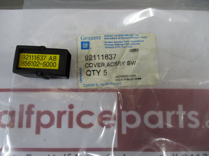 Holden VY-VZ Commodore/WK-WL Caprice Genuine Accessory Switch Blank Plug New Part