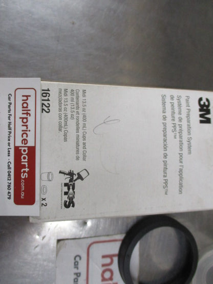 3M 16122 PPS Midi Cups & Collars 2 Pack 400mL 13.5oz Spray Paint Automotive Car New Part