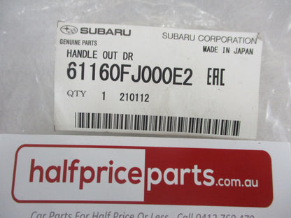 Subaru WRX-STI Genuine Outer Front Door Handle Left Or Right (Lapis Blue) New Part