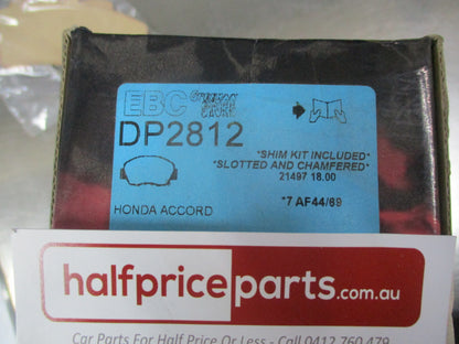 EBC Greenstuff 2000 Front Brake Pads Suits Honda Accord CC1/CB3/CC9 New Part