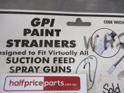 GPI Paint Gun Strainer Pack Of 2 For Suction Feed Spray Guns New Part
