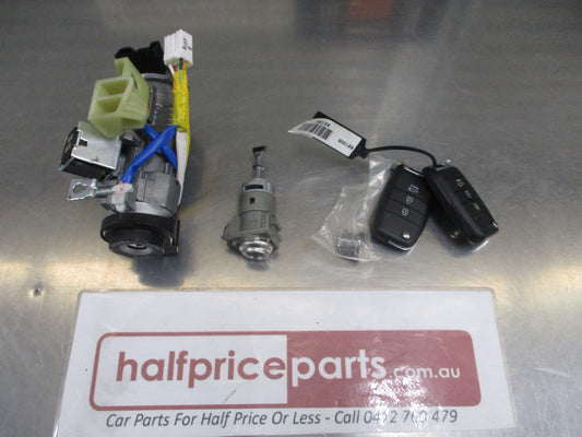 Kia Optima Genuine Key And Cylinder Lock And 2 Keys 2 Fobs New Part