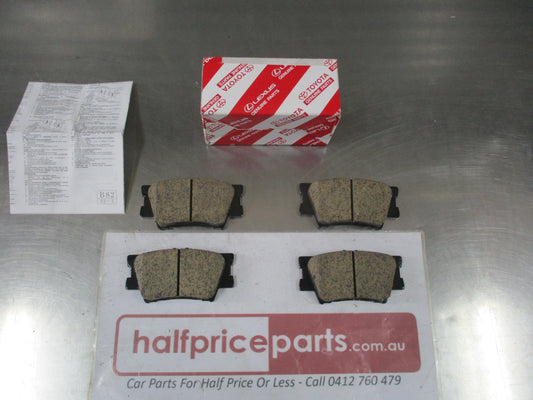 Lexus ES350 Genuine Rear Brake Pad Set New Part