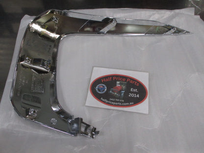 Mitsubishi Pajero Sport Genuine Front Bumper Upper Chrome Garnish New Part