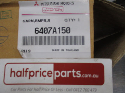 Mitsubishi Pajero Sport Genuine Front Bumper Upper Chrome Garnish New Part