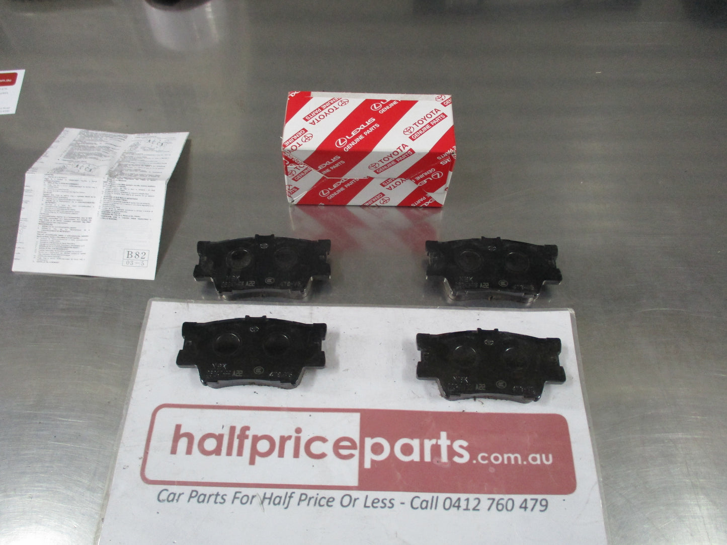 Lexus ES350 Genuine Rear Brake Pad Set New Part