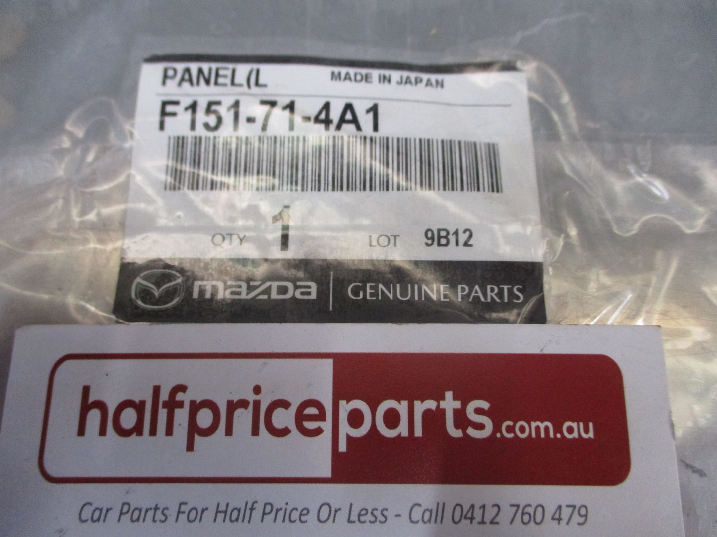 Mazda RX-8 Genuine Left Hand Lower Rear Fender Panel New Part