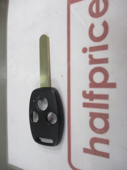 Honda Civic Genuine Black Main Key Blank 1/2 Side New Part