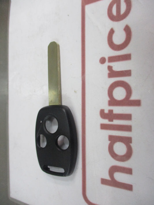 Honda Civic Genuine Black Main Key Blank 1/2 Side New Part