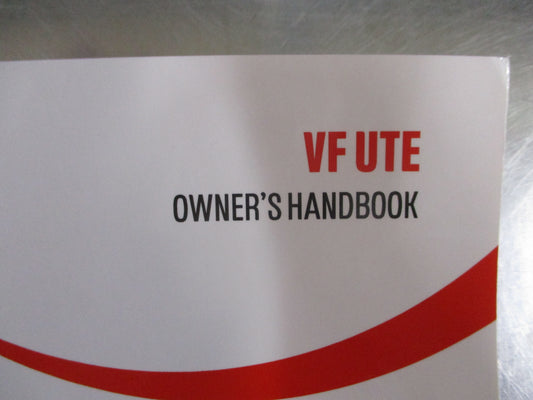 Holden VF Commodore Ute Genuine Owners Hand Book New Part