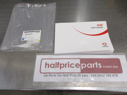 Holden VF Commodore Ute Genuine Owners Hand Book New Part