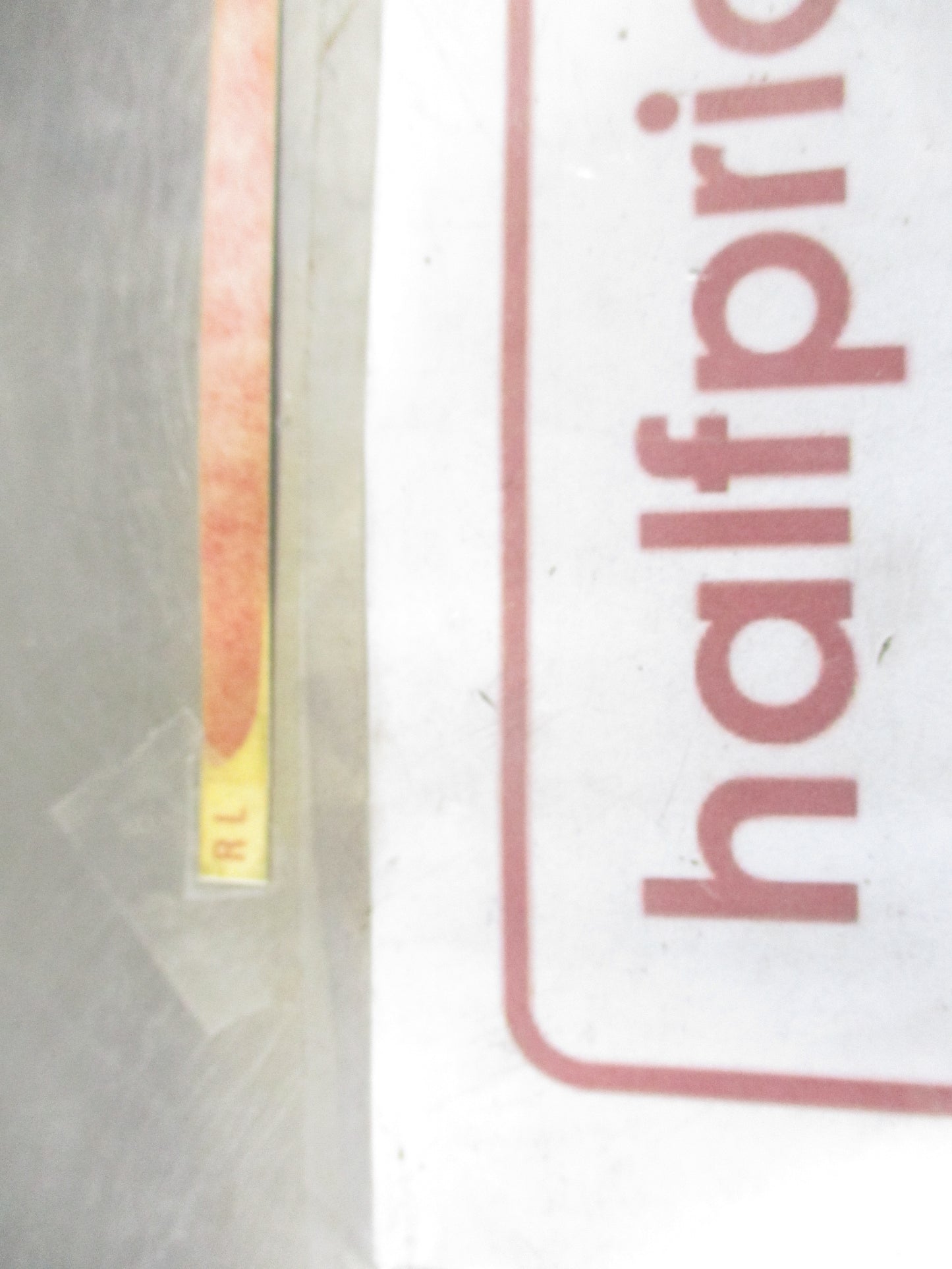 MAZDA 323 Genuine Left Hand Rear Bar Pin Stripe (RED) New Part