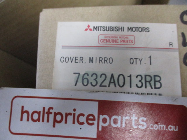 Mitsubishi Outlander Genuine Left Outer Mirror Cover Scalp (RED) New Part