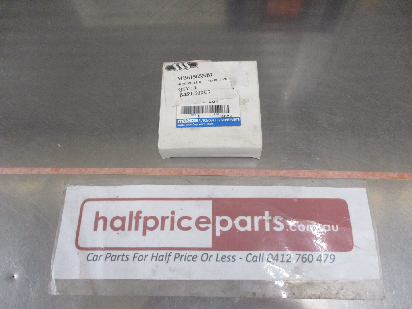 MAZDA 323 Genuine Left Hand Rear Bar Pin Stripe (RED) New Part