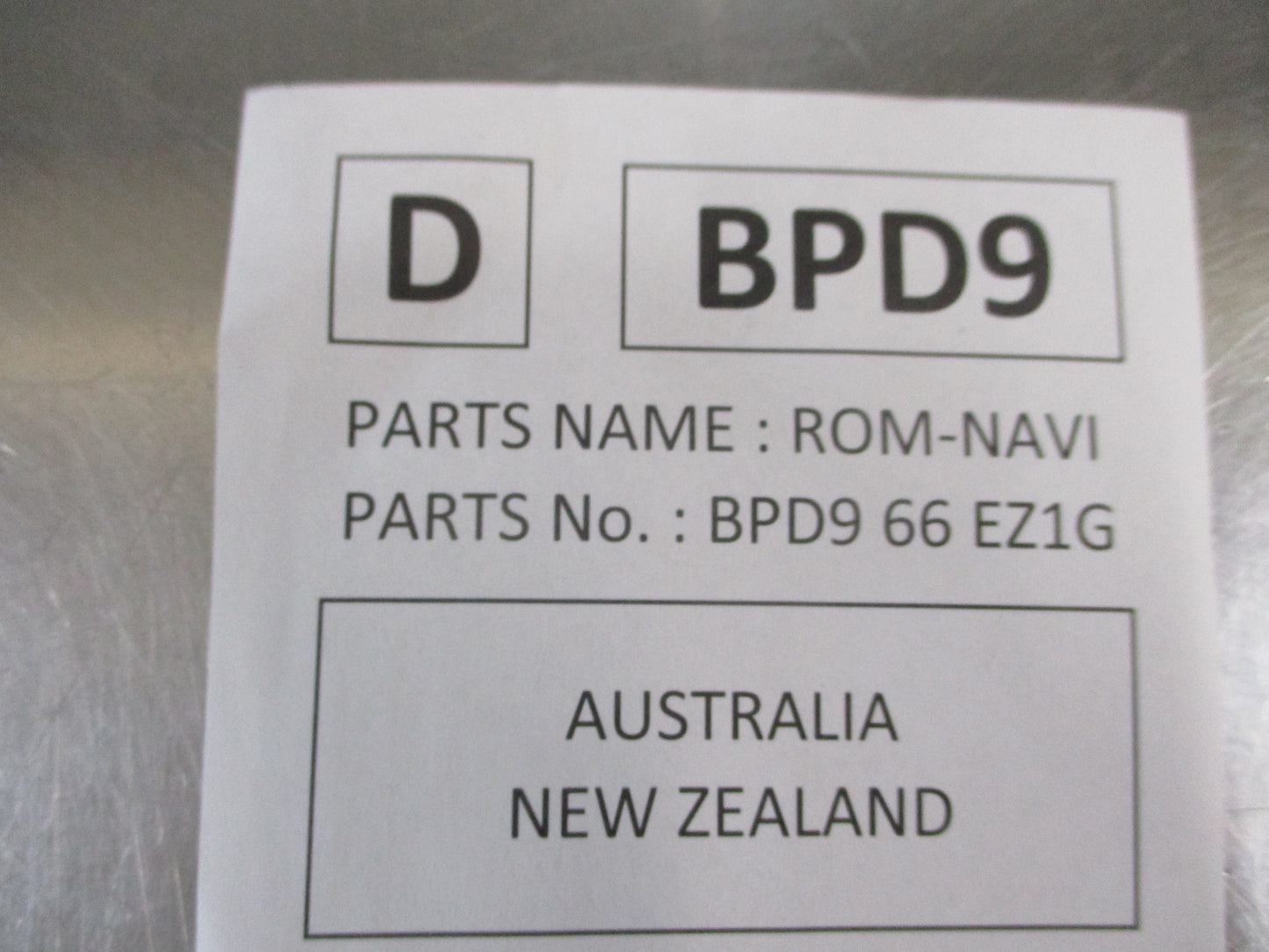Mazda Genuine Skynative GPS Navigation SD Card New Part