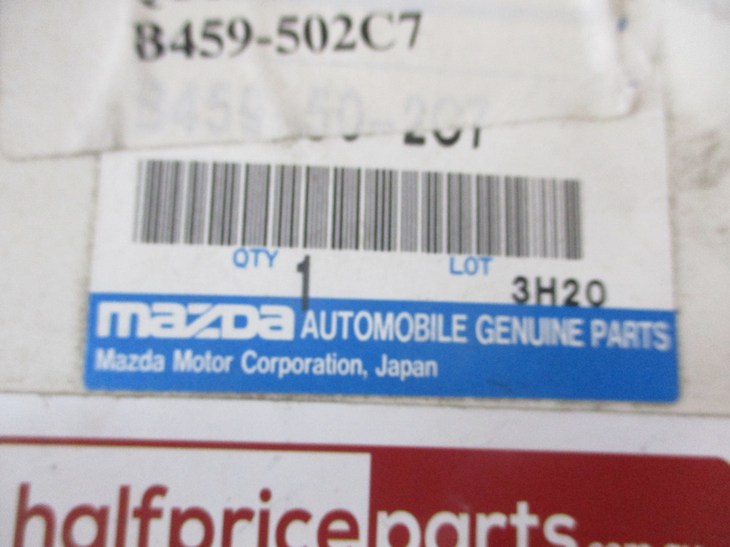 MAZDA 323 Genuine Left Hand Rear Bar Pin Stripe (RED) New Part