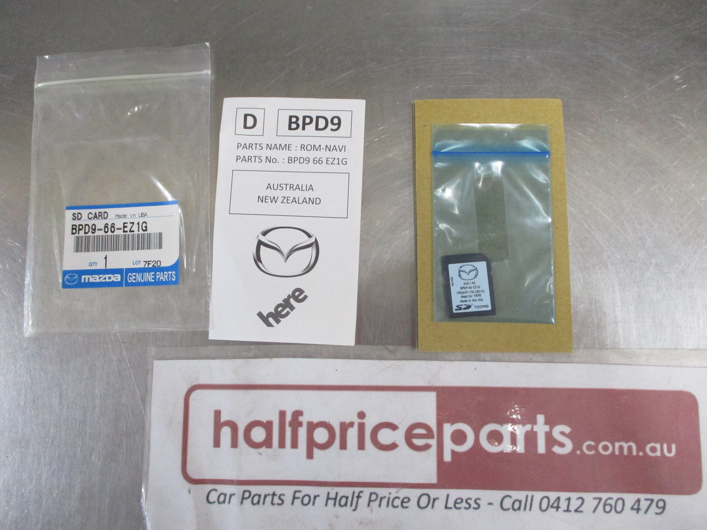 Mazda Genuine Skynative GPS Navigation SD Card New Part