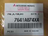 Mitsubishi Triton Genuine Right Hand Front Door Power Window Panel Trim New Part