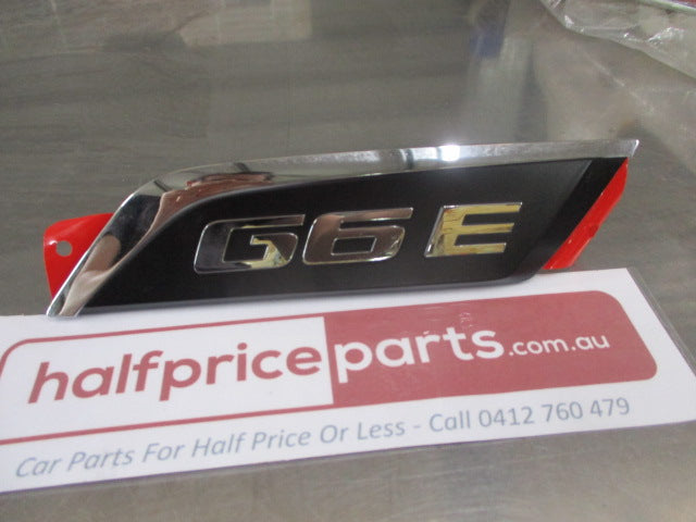 Ford Falcon FG MkII Genuine Left Hand Guard Emblem New Part