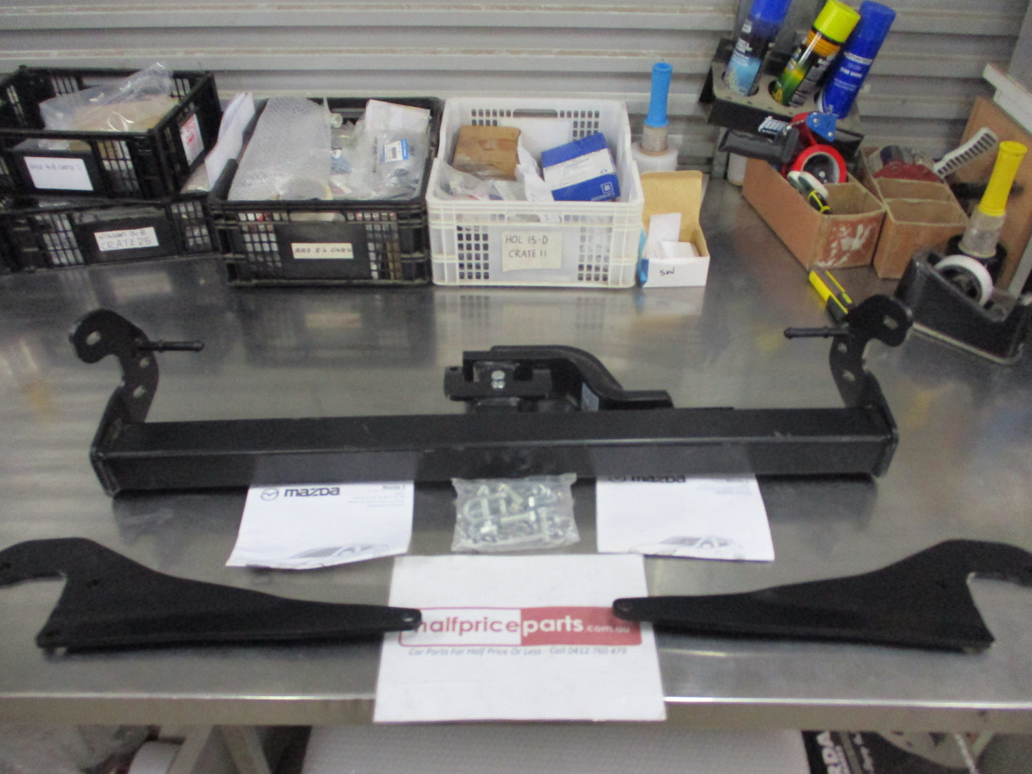 Mazda 3 BM-BN Sedan Genuine Tow Bar Kit Wiring Loom 7 Pin Flat New Part