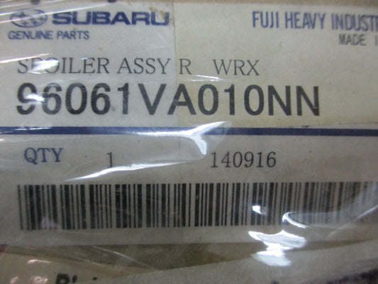 Subaru Impreza Genuine Rear Spoiler Assembly Rear Boot New Part