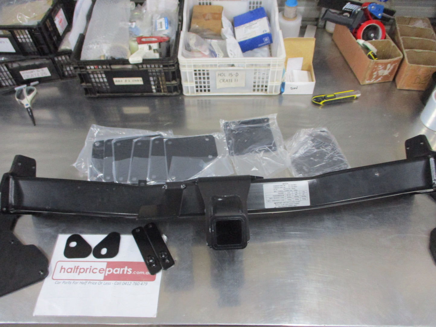 Mazda BT-50 TF Genuine Replacement Tow Bar With Brackets (NO BOLTS NO TONGUE ) New Part