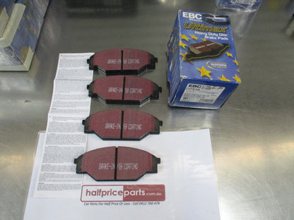 EBC Ultimax Front Disc Brake Pad Set Suits Toyota Hiace/Hilux 83-97 New Part