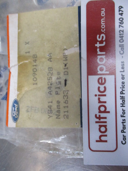 Ford Focus Genuine CL Chrome Emblem New Part