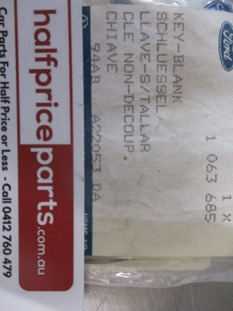 Ford Transit MK3 Genuine Uncut Key New Part