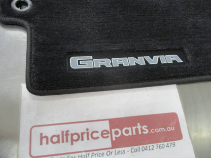 Toyota Granvia Genuine Textile Floor Mats 8 Seater (9 Piece Set)  New Part