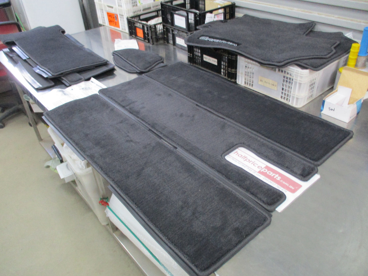 Toyota Granvia Genuine Textile Floor Mats 8 Seater (9 Piece Set)  New Part