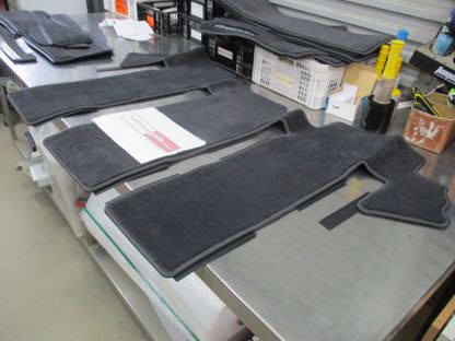 Toyota Granvia Genuine Textile Floor Mats 8 Seater (9 Piece Set)  New Part