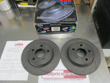 RDA Rear Brake Rotors (Pair) Slotted & Dimpled Suits Ford Focus LS New Part