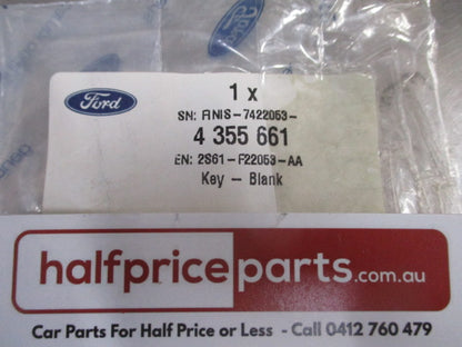 Ford Transit VM Genuine Transponder Key Blank New Part