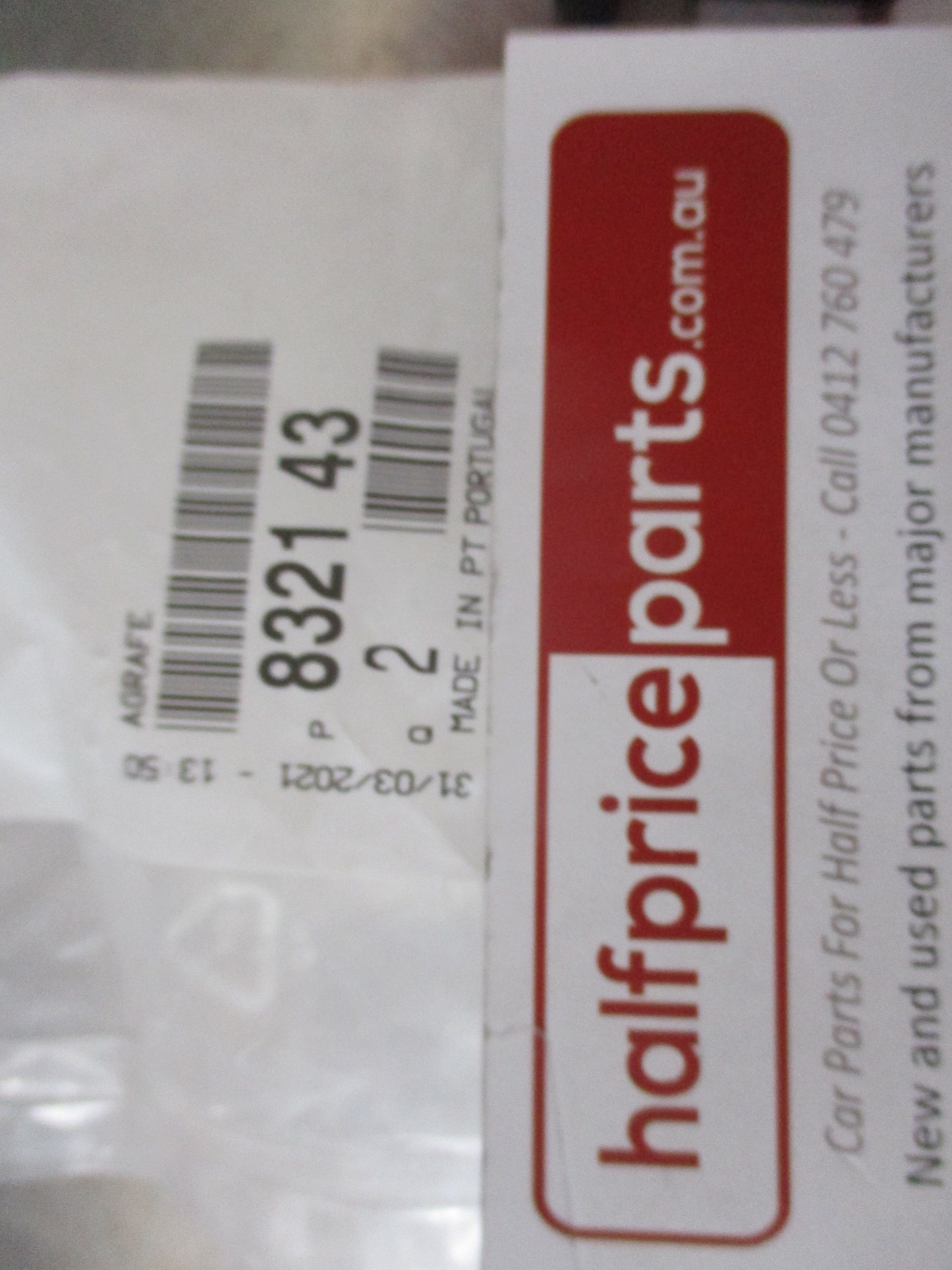 Peugeot-Citroen Genuine Roof Moulding Clip (2 Pack) New Part .
