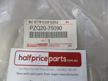 Toyota Granvia Genuine Textile Floor Mats 8 Seater (9 Piece Set)  New Part