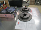 RDA Rear Brake Rotors (Pair) Slotted & Dimpled Suits Ford Focus LS New Part