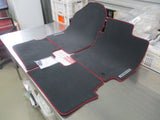 Hyundai Veloster JS Genuine Carpet Floor Mat Set (Red Stitching) New Part